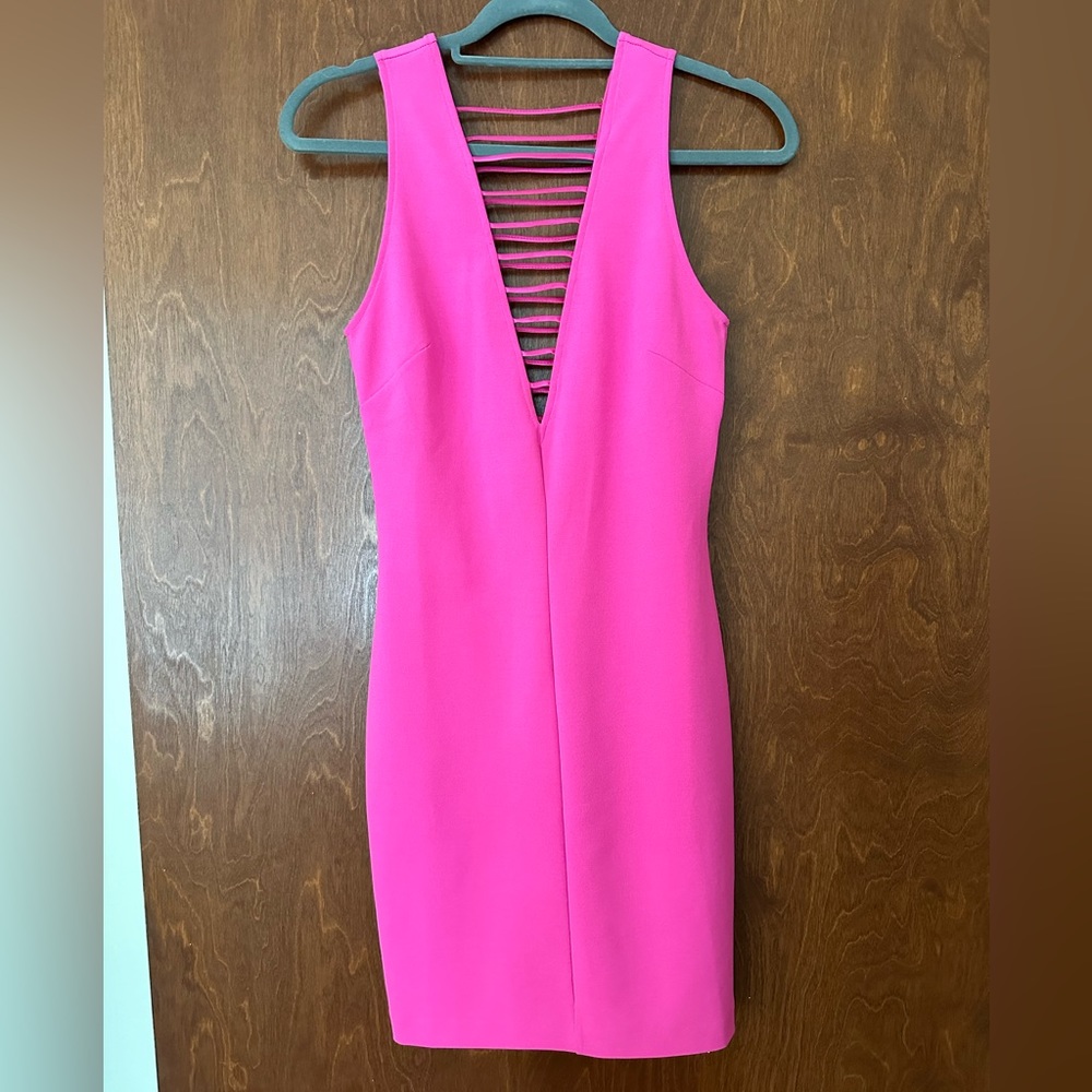 H&M Hot Pink Bodycon Dress